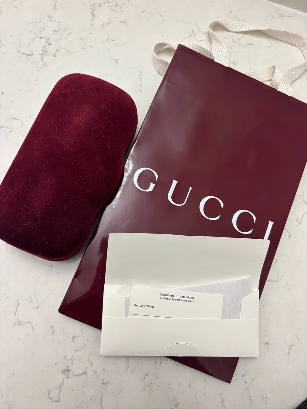 Gucci 2024 Black Sunglasses with Case and Bag